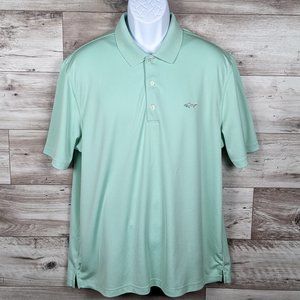 Greg Norman* Men's Short Sleeve Straight Hem 3 Button Polo Golf Shirt~ Size‎ XL